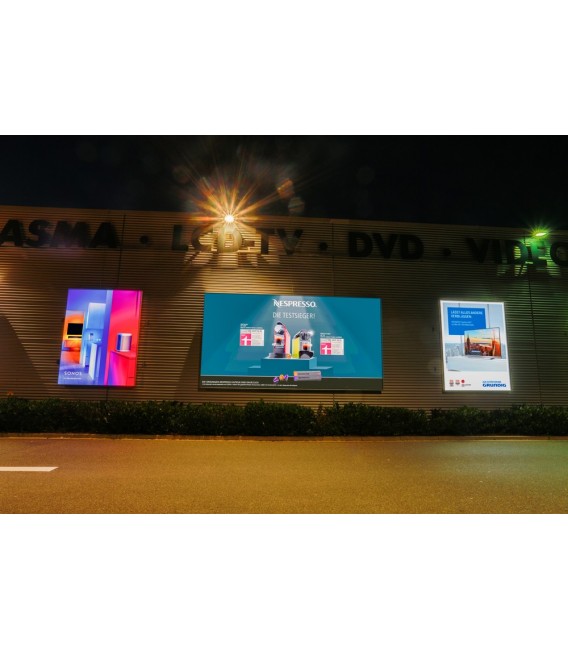 Wandbilderrahmen mit LED-Beleuchtung Outdoor