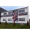 Bühnenbanner-Hebewerk