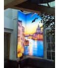 BELEUCHTETE LEINWAND INDOOR