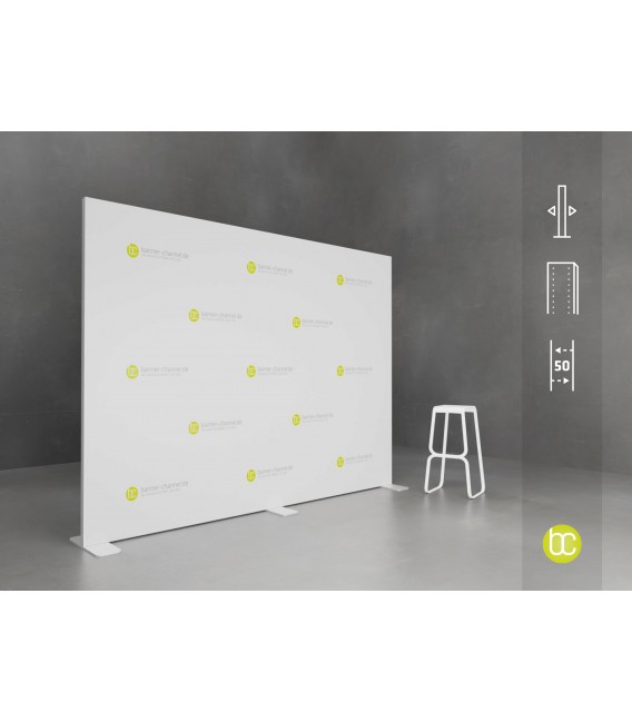 Promotionwand mit Logo