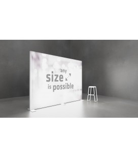 LED Sponsorenwand, inklusive Druck auf Samba Backlit