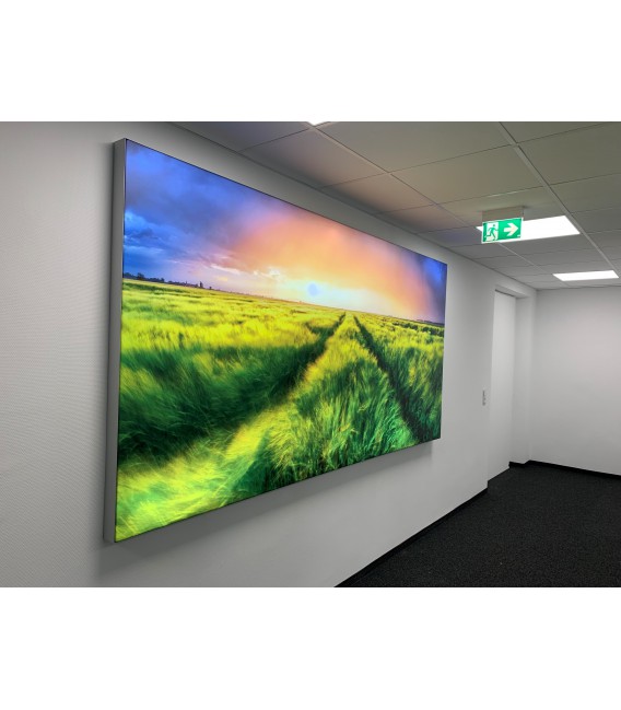 LED LEINWAND, inklusive Druck zur Nutzung im Innenbereich