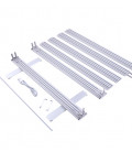 PRESSEWAND MOBIL 80 mm Gummilippe