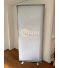 PRESSEWAND MOBIL 80 mm Gummilippe